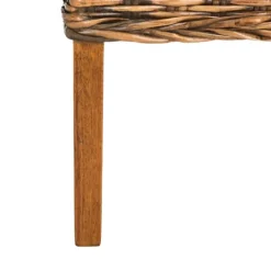 Kirkland's Home Natural Rattan Wood Woven 2-Pc. Dining Chair Set- Dining Chairs