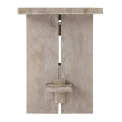 Kirkland's Home Natural Rustic Whitewashed Mango Wood Bench- Benches & Ottomans