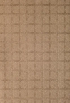 Kirkland's Home Natural Santorini Grid Outdoor Area Rug, 6X9- Outdoor Rugs