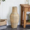 Kirkland's Home Natural Seagrass Tapered Coastal Vase, 27 In.- Vases