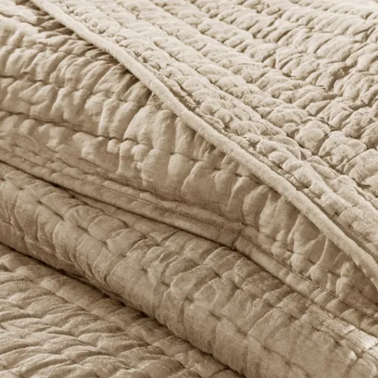 Kirkland's Home Natural Serene Quilted 3-Pc. King Coverlet Set- Bedspreads & Coverlets