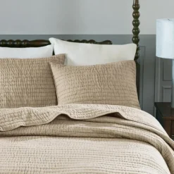 Kirkland's Home Natural Serene Quilted 3-Pc. King Coverlet Set- Bedspreads & Coverlets