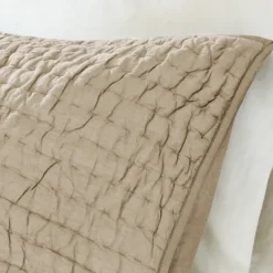 Kirkland's Home Natural Serene Quilted 3-Pc. Queen Coverlet Set- Bedspreads & Coverlets