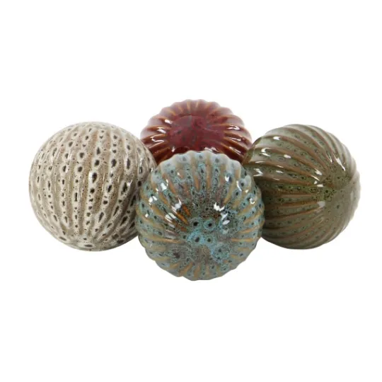 Kirkland's Home Natural Shades Ceramic 4-Pc. Orb Filler Set- Bowl Filler