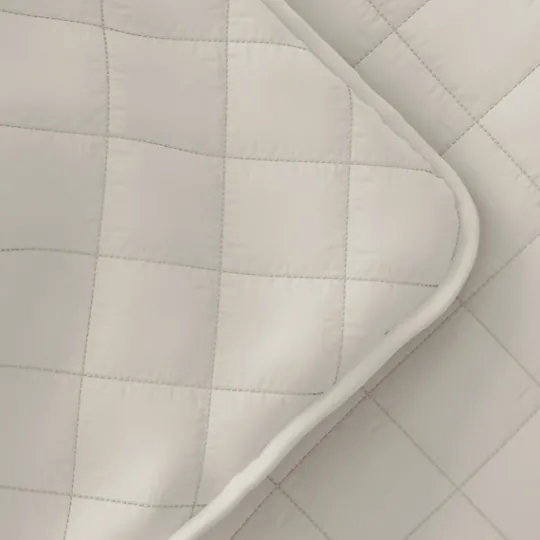 Kirkland's Home Natural Stitched Diamond 2-Pc. Twin Quilt Set- Quilts