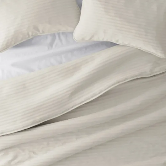 Kirkland's Home Natural Stitched Stripes 3-Pc. Queen Quilt Set- Quilts