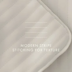 Kirkland's Home Natural Stitched Stripes 3-Pc. King Quilt Set- Quilts