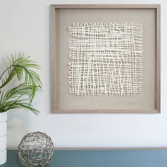 Kirkland's Home Natural String Art Wall Plaque- Wall Plaques