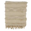 Kirkland's Home Natural Striped And Fringe Throw Blanket- Blankets & Throws