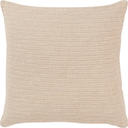 Kirkland's Home Natural Subtle Striped Oversized Pillow- Pillows
