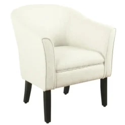 Kirkland's Home Natural Textured Barrel Accent Chair- Accent Chairs