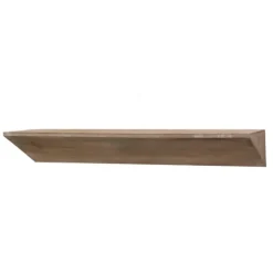 Kirkland's Home Natural Wedge Wood Large Floating Shelf- Shelves