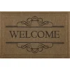 Kirkland's Home Natural Welcome Script Doormat- Doormats