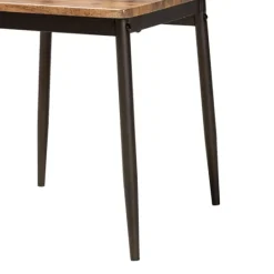 Kirkland's Home Natural Wood And Metal 5-Pc. Dining Set- Dining Tables