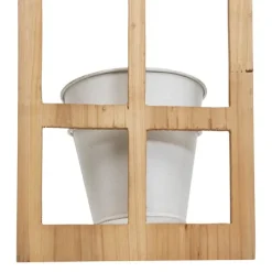 Kirkland's Home Natural Wood Arch Frame Wall Planter- Wall Storage