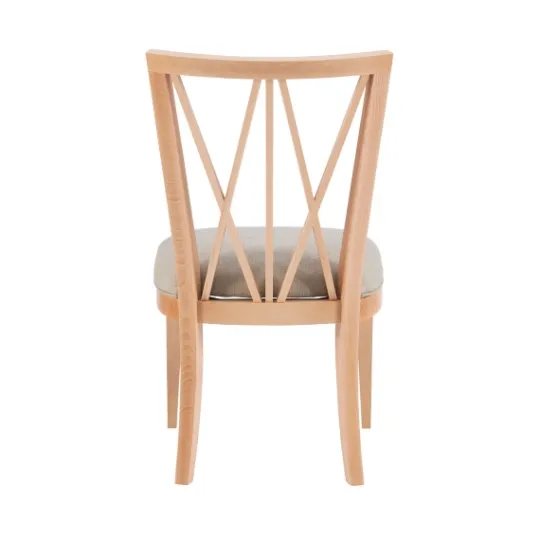 Kirkland's Home Natural Wood Architectural Dining Chairs, Set Of 2- Dining Chairs