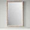 Kirkland's Home Natural Wood Beaded Frame Mirror- Decorative Mirrors