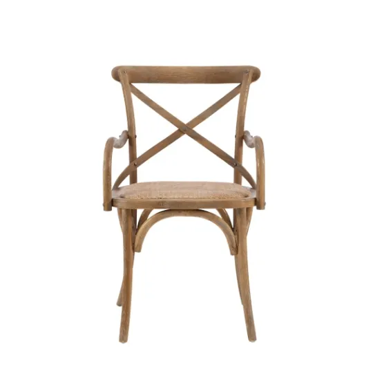 Kirkland's Home Natural Wood Cane Seat Accent Chair- Accent Chairs