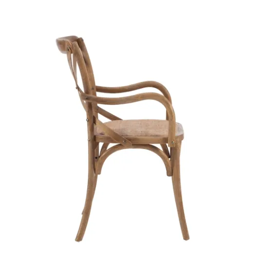 Kirkland's Home Natural Wood Cane Seat Accent Chair- Accent Chairs
