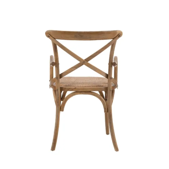 Kirkland's Home Natural Wood Cane Seat Accent Chair- Accent Chairs