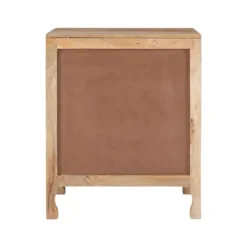 Kirkland's Home Natural Wood Carved Medallion Cabinet- Cabinets & Sideboards
