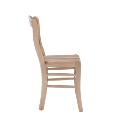 Kirkland's Home Natural Wood Farmhouse Dining Chairs, Set Of 2- Dining Chairs