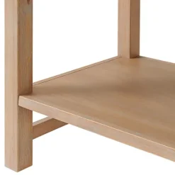 Kirkland's Home Natural Wood Grain Open Shelf Nights D- Nightstands