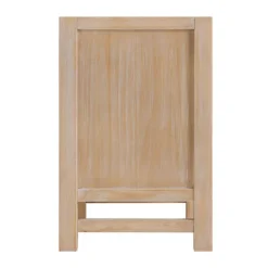 Kirkland's Home Natural Wood Grain Open Storage Nights D- Nightstands