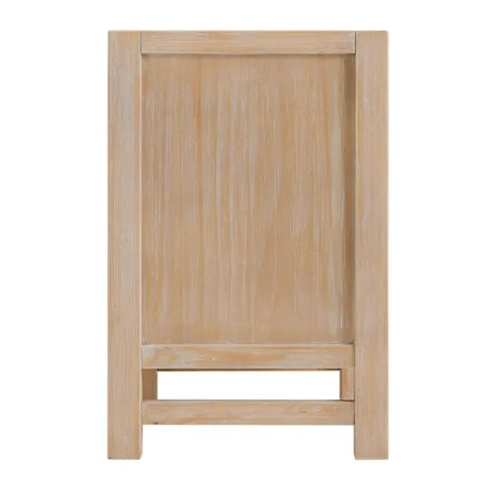 Kirkland's Home Natural Wood Grain Open Storage Nights D- Nightstands