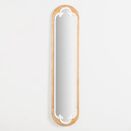Kirkland's Home Natural Wood Oval Scrollwork Wall Mirror- Decorative Mirrors