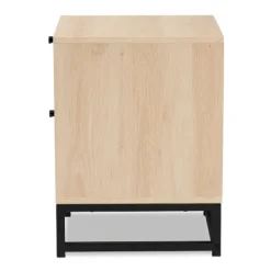Kirkland's Home Natural Wood Rat Cut Out Nights D- Nightstands