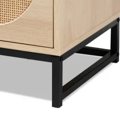 Kirkland's Home Natural Wood Rat Cut Out Nights D- Nightstands
