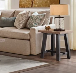 Kirkland's Home Natural Wood Sawhorse Accent Table- Accent & End Tables