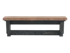 Kirkland's Home Natural Wood Sawhorse Coat Rack- Hooks
