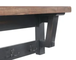 Kirkland's Home Natural Wood Sawhorse Coat Rack- Hooks