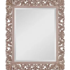 Kirkland's Home Natural Wooden Beveled Wall Mirror- Decorative Mirrors
