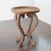 Kirkland's Home Natural Wooden Parker Accent Table- Accent & End Tables