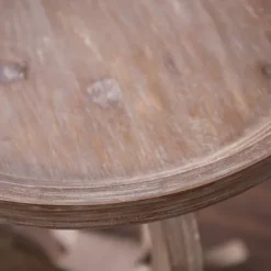 Kirkland's Home Natural Wooden Parker Accent Table- Accent & End Tables