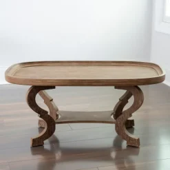 Kirkland's Home Natural Wooden Parker Coffee Table- Coffee Tables