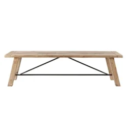 Kirkland's Home Natural Wooden Sonoma Dining Bench- Benches & Ottomans