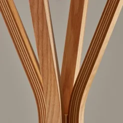 Kirkland's Home Natural Wooden Tripod Leg Coat Rack- Entryway Furniture