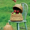 Kirkland's Home Natural Woven Beehive Coil Basket- Baskets & Boxes