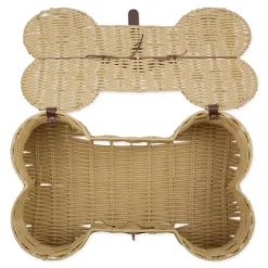 Kirkland's Home Natural Woven Bone Shaped Basket, 24 In.- Baskets & Boxes