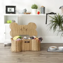 Kirkland's Home Natural Woven Bone Shaped Basket, 24 In.- Baskets & Boxes