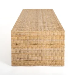 Kirkland's Home Natural Woven Rat Coffee Table- Coffee Tables