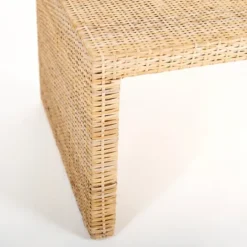 Kirkland's Home Natural Woven Rat Coffee Table- Coffee Tables