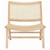 Kirkland's Home Natural Woven Rat Low-Slung Accent Chair- Accent Chairs