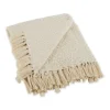 Kirkland's Home Natural Woven Zig Zag Throw- Blankets & Throws