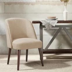 Kirkland's Home Natural Wraparound Back Dining Chair- Dining Chairs