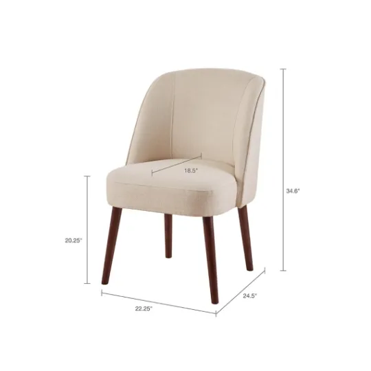 Kirkland's Home Natural Wraparound Back Dining Chair- Dining Chairs